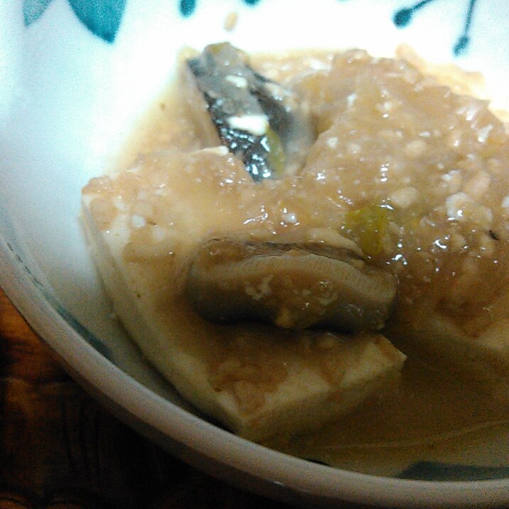 肉味噌あんかけ豆腐